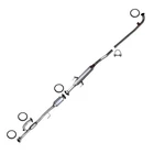 Stainless Steel Catalytic Resonator Exhaust Kit Fits: 2003-2006 ES300 Camry 3.0L New. Price: $290.81.