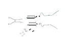 Exhaust System Muffler Pipe Dual For 98-02 Mercury Grand Marquis W/o Resonators New. Price: $486.00.
