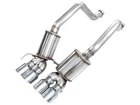 Awe Touring Edition Exhaust For 06-13 Corvette C6 Z06 ZR1 Chrome Quad Tips New. Price: $1650.00.