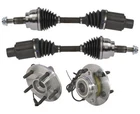 Wheel Hub Bearing Assembly Cv Drive Shafts For 4X4 Ram 1500 09-11 Pick Up 4PC New. Price: $491.00.
