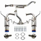 Invidia N1 Twin Outlet Single Layer Tip Catback Exhaust For 2022+ Subaru Wrx New. Price: $1377.57.