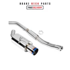 Dc Sports Y-back Single Canister Exhaust Burnt Tip For 09-21 Nissan 370Z New. Price: $409.90.