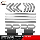 18PCS Diy 2.25" Mild Steel Custom Mandrel Dual Exhaust Pipe Bend Kit W/ Mufflers New. Price: $264.03.