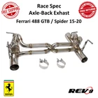 REV9 Flowmaxx Race Axle-back Dual Tone Exhaust For 15-20 Ferrari 488 Gtb Spider New. Price: $1695.00.