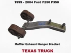 F81A5A262EC 99 00 01 02 03 04 Ford F250 F350 Muffler Exhaust Bracket Hanger Used. Price: $79.00.