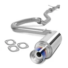 4" Muffler Burnt Tip Cat Back Exhaust System For 04-10 Scion Tc Coupe 2.4L New. Price: $159.99.
