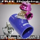 2.5" Blue Silicone Adapter+type Rs Bov+ss T-bolt Clamp Combo New. Price: $1148.35.
