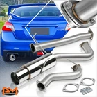 For 15-20 Subaru Wrx Sti FA20 4.5" Tip Muffler Stainless Catback Exhaust System New. Price: $136.42.