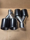 *returned Sale* Qtp (430115TB) Black Quad Exhaust Tip Adapter New. Price: $360.00.