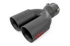 Rough Country Black Dual Exhaust Tip 304 Stainless Steel 2.5-3" 96050 New. Price: $89.95.