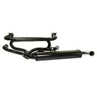 Empi 3120 Black Premium 1-3/8" Single Muffler Exhaust System 1600CC Vw Bug/ghia New. Price: $274.94.