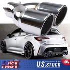 Rear Car Dual Exhaust Muffler Tip Throat Tailpipe For Toyota Corolla New. Price: $152.81.