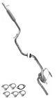 Resonator Muffler Exhaust Kit Fits 2010-2012 Mazda 3 2.5L Hatchback New. Price: $367.81.