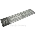 Hks 51007-AK231 Block Logo Metal Die-cut Decal Sheet Silver Genuine Part New. Price: $29.99.