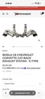 Borla S-type Carbon Tip Exhaust For C8 Corvette New. Price: $4000.00.
