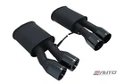 Megan 4" Quad Black Chrome Roll Tip Supremo Exhaust Bmw F13 F06 M6 Gran Coupe New. Price: $722.65.
