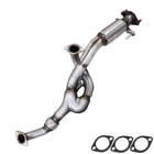 Stainless Steel Exhaust Front Pipe Fits: 2007-2009 Hyundai Santa Fe 3.3L New. Price: $153.81.