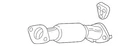 Genuine Kia Front Pipe 28610-2S950 New. Price: $353.18.
