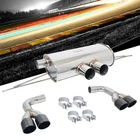 Megan Axleback Exhaust Kit Black Chrome Tips For 15-19 X5 X6 Sport F85 F86 New. Price: $674.66.