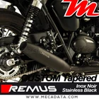 2X Remus Tapered Inox Black Exhaust Silencers Triumph Bonneville T120 2019 New. Price: $1015.81.