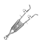 Stainless Steel Exhaust Resonator Pipe Fits 2007-08 G35 2009-13 G37 3.5L 3.7L New. Price: $241.81.