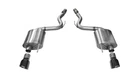 Corsa 14329BLK Axle Back Exhaust With Black Tip (ford Mustang Gt) New. Price: $1419.19.