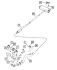 Genuine Mopar Catalytic Converter Bracket 68201182AA New. Price: $59.57.