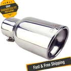 Borla 20154 Single Round Rolled-edge Angle-cut Clamp-on Exhaust Tip New. Price: $89.68.