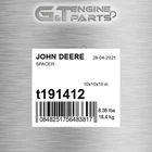 T191412 Spacer Fits John Deere (surplus Open Box) New. Price: $131.06.