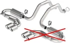Borla 1997-2004 Chevrolet Corvette Base Cat-back Exhaust System Incomplete New. Price: $649.00.
