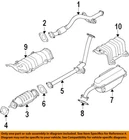 Hyundai Oem 06-11 Accent Exhaust System Components-front Pipe 286101G300 New. Price: $355.07.