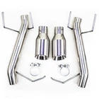 For Mustang 2011-14 V6 2.5" Dual Axle Back Flowmaxx Straight Pipe Exhaust Kit New. Price: $155.00.