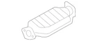 Hyundai Oem 28950-3C300 Catalytic Converter 08-09 Santa Fe New. Price: $395.67.