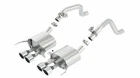 Borla 11863 Atak Axle Back Exhaust For 14-19 Chevy Corvette C7 6.2L V8 New. Price: $2347.99.