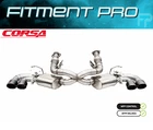 Corsa 21100BLK Variable Sound Exhaust System For 2020-26 Chevy Corvette C8 W/npp New. Price: $4299.99.