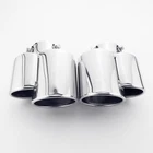 Pair Porsche 911 996 Look Dual Out Bolt On Stainless Steel Exhaust Tips 2.25" New. Price: $109.97.