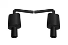 Gibson Performance 619693B Black Elite Axle-back Dual Exhaust System New. Price: $758.48.