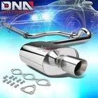 For 88-91 Honda Civic Catback Exhaust System 3.5" Oval Muffler Double Walled Tip New. Price: $194.99.
