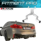 Remus Non-resonated Front Section Exhaust For 18+BMW M5 M8 F90 4.4L 089317 0000 New. Price: $1157.76.
