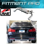 Awe 3010-32026 Touring Axleback Exhaust For 12-16 Bmw 335I 435I F3X Chrome 102MM New. Price: $1645.00.