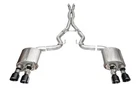 Corsa 24+ Ford Mustang Dark Horse 5.0L 3IN Dual Rear Cat-back W/twin 4.5IN New. Price: $2699.99.