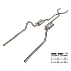 Ford Fairlane 66-70 Exhaust System Pypes 409 X-pipe Crossmember-back New. Price: $735.79.