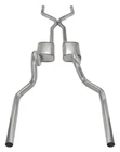 Crossmember Back W/h-pipe Exhaust System 65-70 Mustang Split Rear Dual Exit 2.5 New. Price: $501.00.