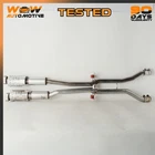 06-13 Bentley Continental Flying Spur Right Left Exhaust Downpipe Catalyst Oem Used. Price: $467.24.