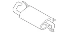 Genuine Subaru Muffler & Pipe 44300FL00B New. Price: $291.10.