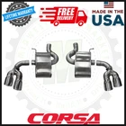 Corsa 3" Inlet 4" Outlet Axle-back Fits 2016-2024 Chevrolet Camaro ZL1/SS 6.2L New. Price: $1923.99.
