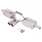Manzo Bolt-on Axleback Exhaust Kit Dual Round Tip For 97-04 Porsche Boxster 986 New. Price: $2500.00.