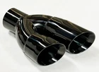Exhaust Tip 2.25 Inlet 3.00 Outlet 9.50 Long WDWDS30095-225-BC-SS Dual Double New. Price: $79.99.
