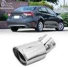 Car Rear Exhaust Pipe Tip Curved Tail Muffler Stainless Steel For Toyota Corolla New. Price: $16.19.
