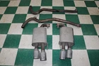 18-23 Mustang *dmg* 5.0L Gt Aftermarket Borla Exhaust Muffler Dual Tips Assembly Used. Price: $725.99.
